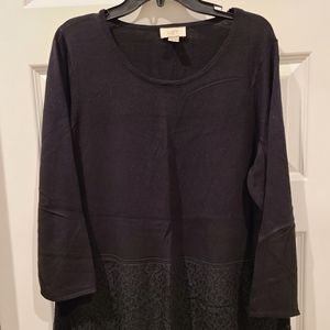 Loft black Sweater Top